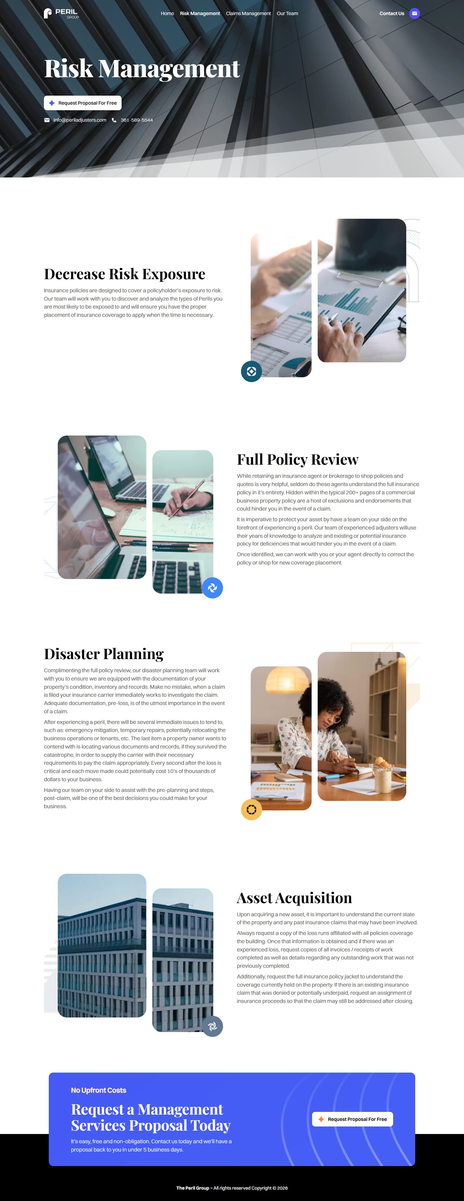 Walking owners through risk and claims